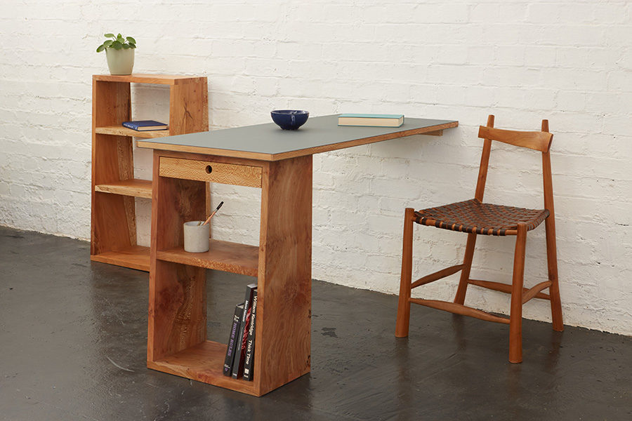 On the Marshes furniture: Desk Top with Small Bookcase; Large Bookcase